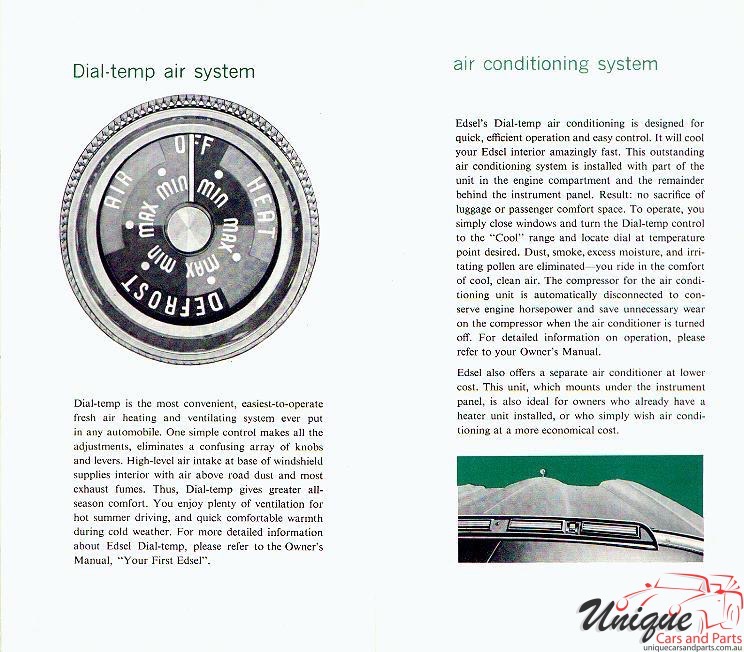1958 Edsel Accessories Brochure Page 2